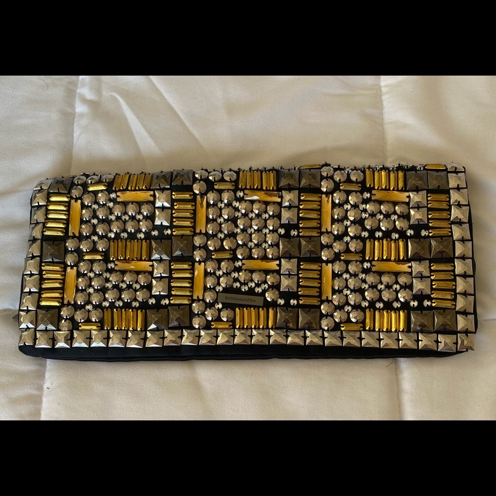 BCBGMAXAZRIA Mesh Clutch